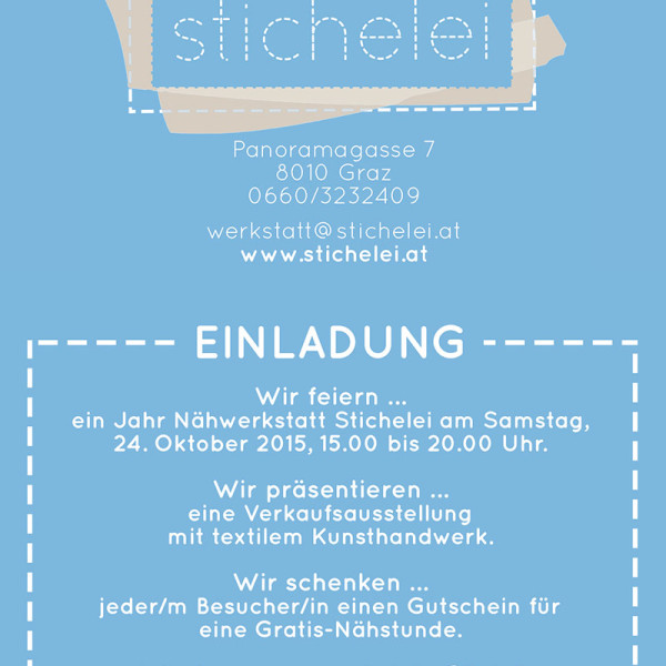 Wir feiern 1 Jahr Stichelei! einladung-stichelei